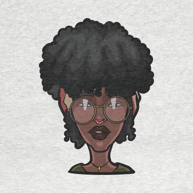 Natural Hair Diva Afro Queen by NaturallyBlack